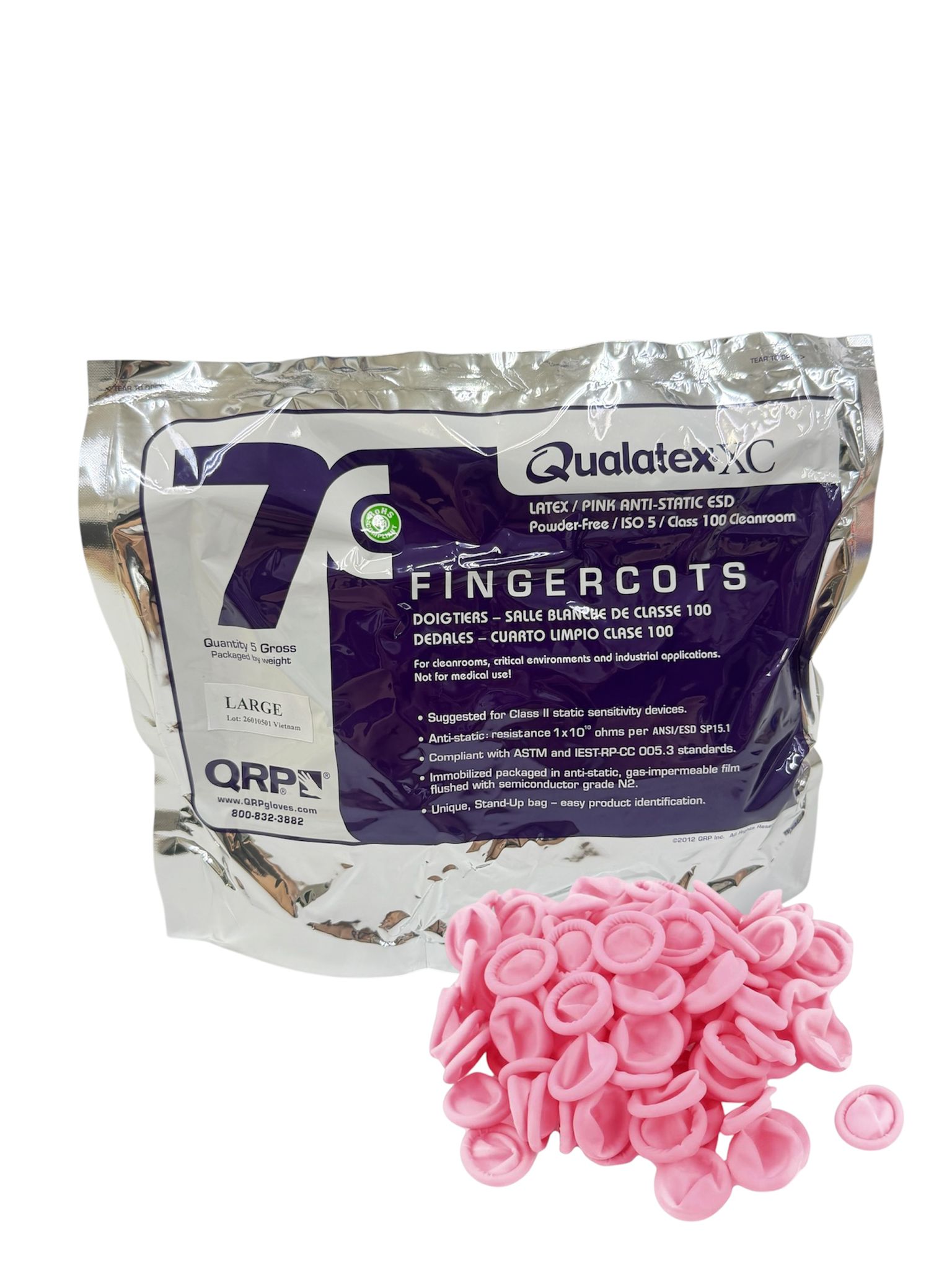 Finger Cots Antistatic (Medium/Large)(5gross/pkt)